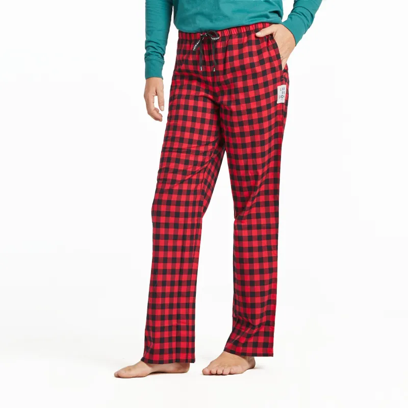 Women's Buffalo Check Pattern Classic Sleep Pant sold by Life is Good