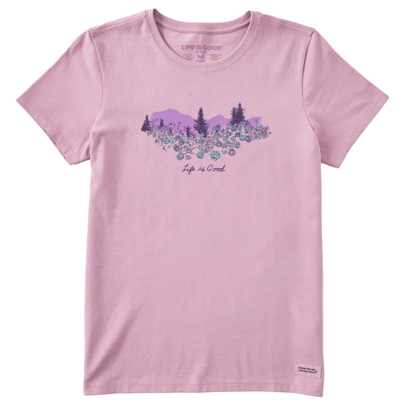 Women's Flower Garden Short Sleeve Crusher Tee sold by Life is Good