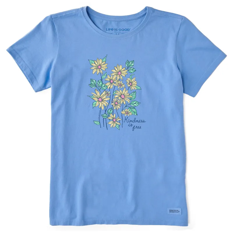 Women's Kindness Daisies Short Sleeve Tee sold by Life is Good