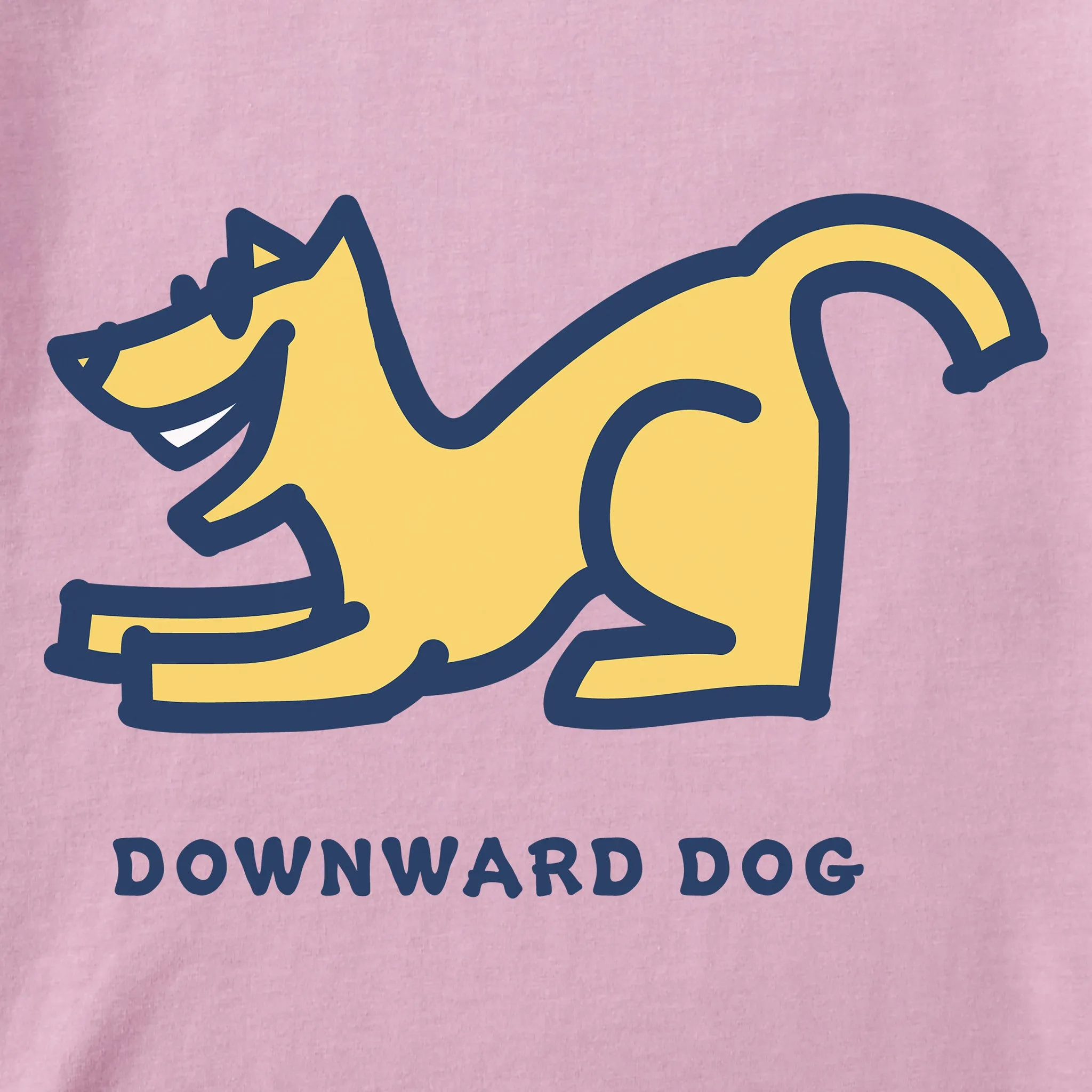 Women's Downward Dog Short Sleeve Crusher Vee sold by Life is Good product image thumbnail 2