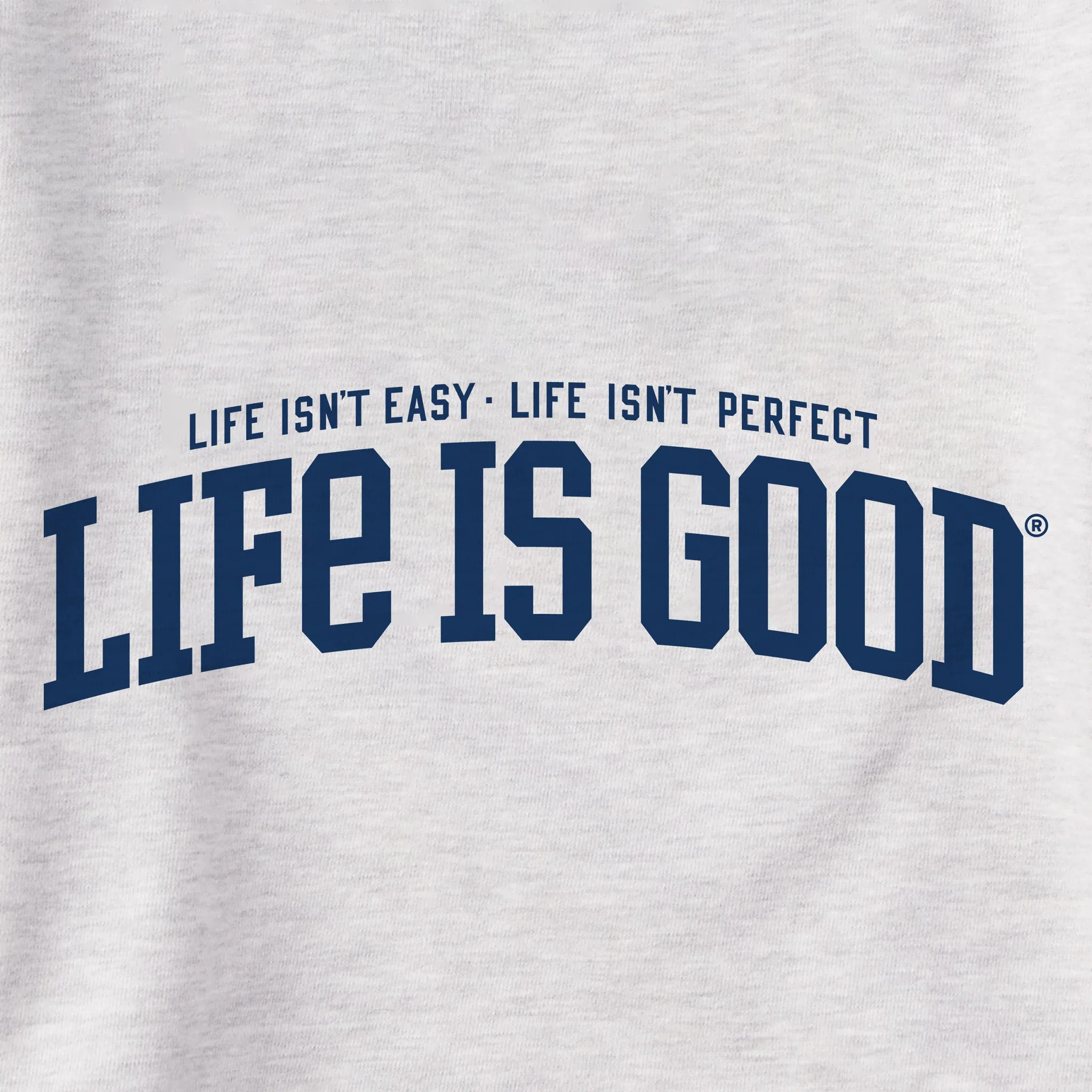 Women's Branded Athletic Life Isnt Easy Simply True Crew sold by Life is Good product image thumbnail 4