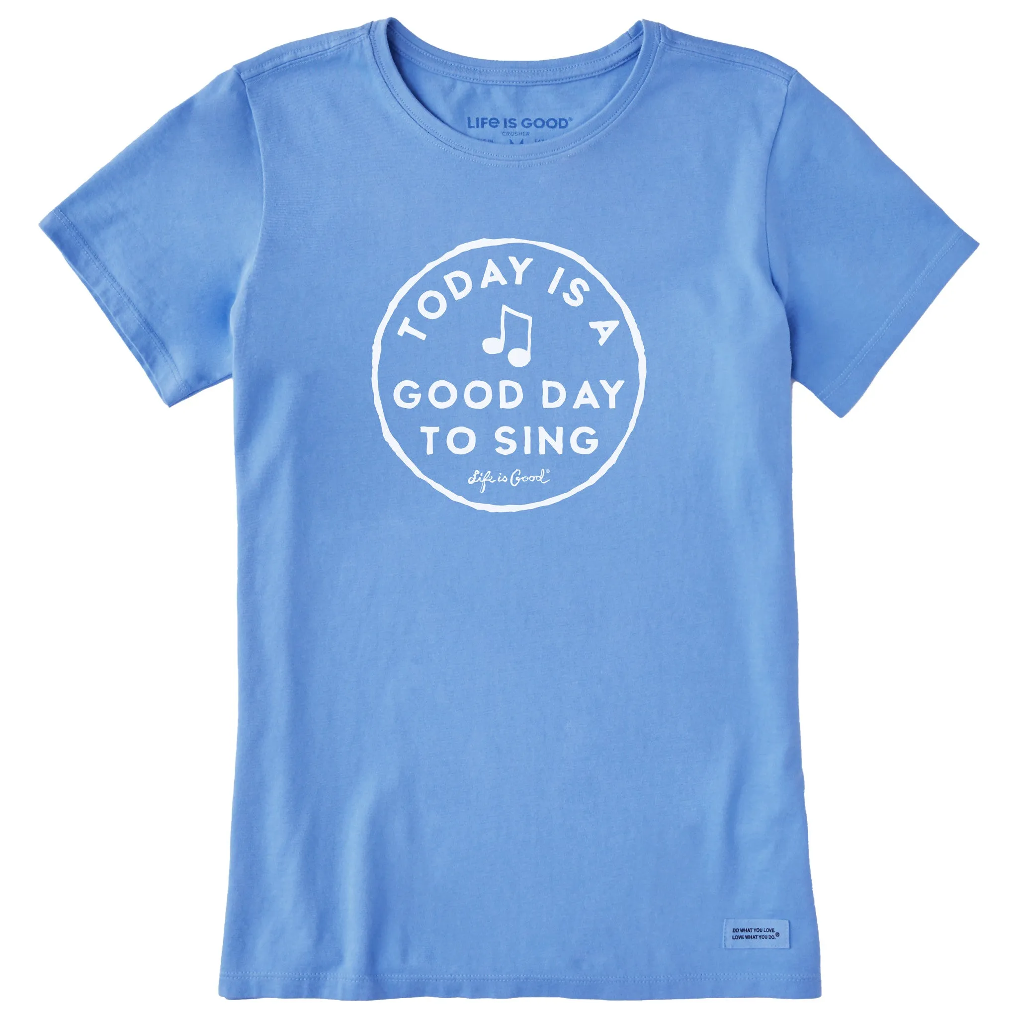 Women's Today is a Good Day to Sing Short Sleeve Tee sold by Life is Good