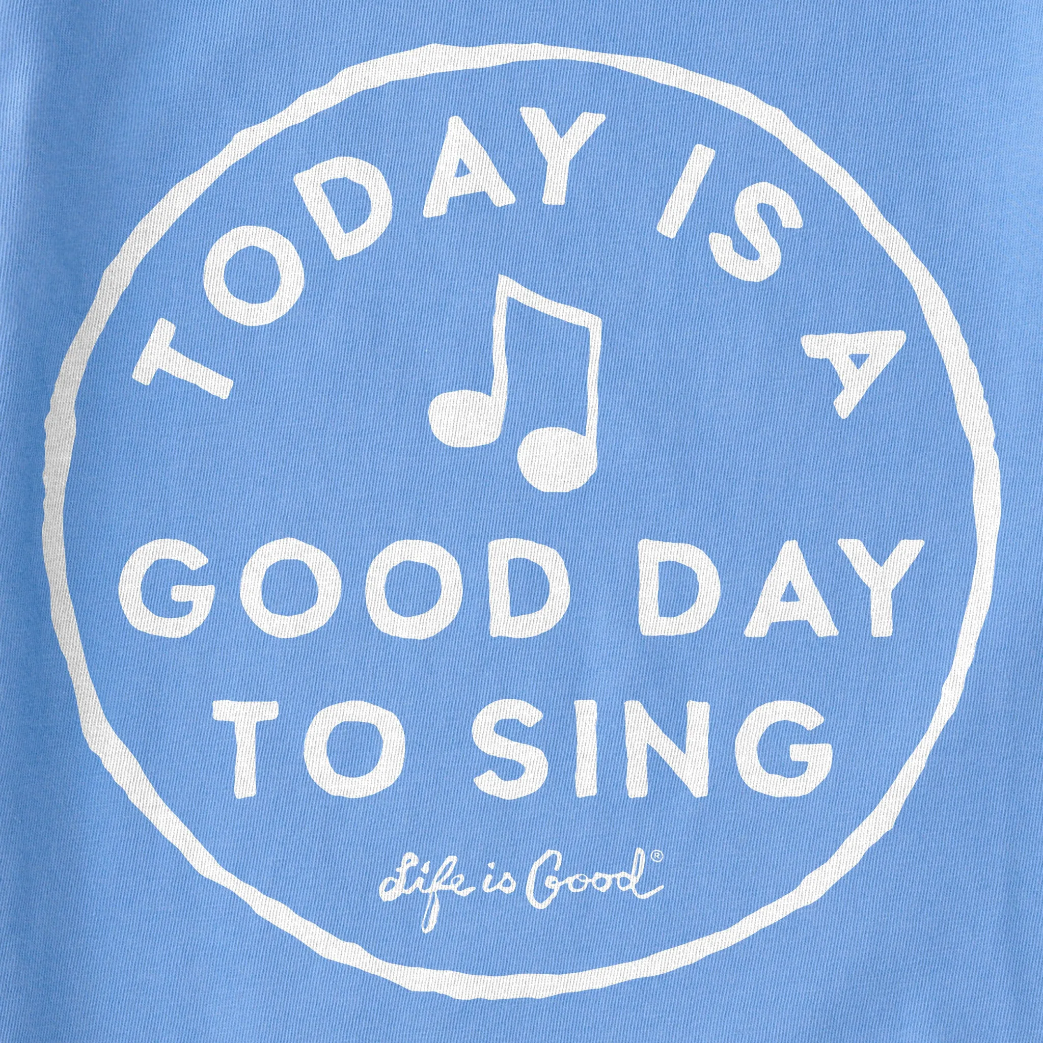 Women's Today is a Good Day to Sing Short Sleeve Tee sold by Life is Good product image thumbnail 4