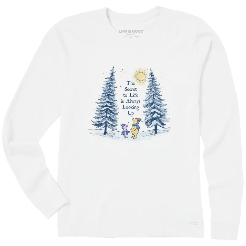 Women's Looking Up Winnie & P Long Sleeve Crusher Tee made by Life is Good