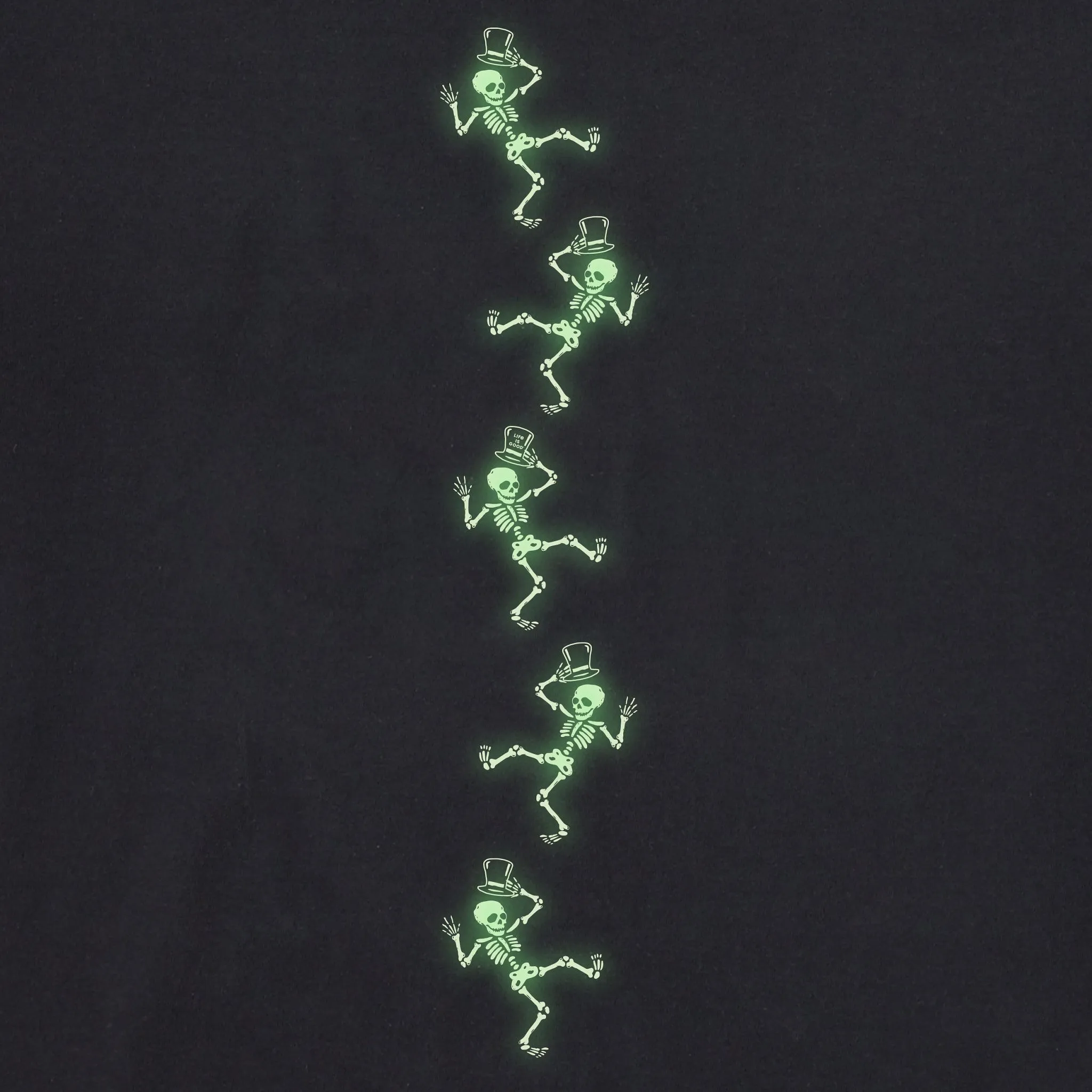 Women's Dancing Skeletons Long Sleeve Crusher Tee sold by Life is Good product image thumbnail 3