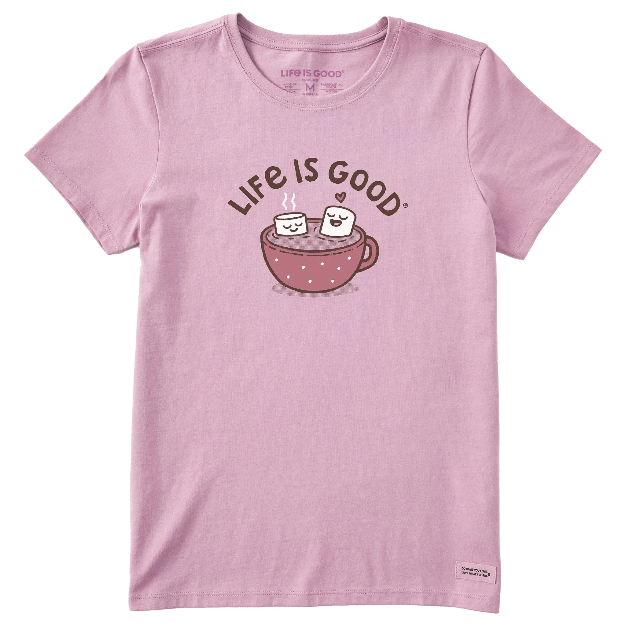 Women's Cocoa Time Short Sleeve Crusher Tee sold by Life is Good