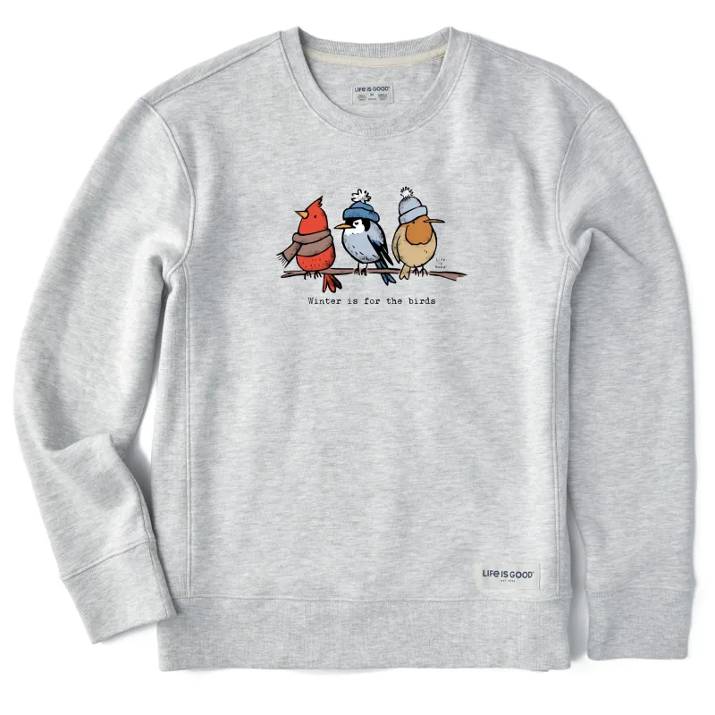 Women's Shady Winter is for the Birds Simply True Crew sold by Life is Good