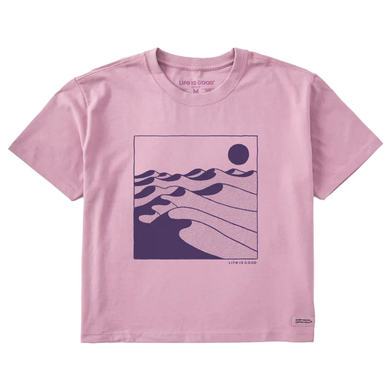 Women's Desert Dunes Short Sleeve Crusher Boxy Tee sold by Life is Good
