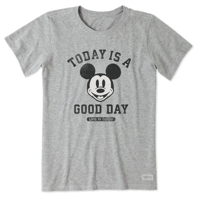 Women's Steamboat Willie Good Day Short Sleeve Tee sold by Life is Good