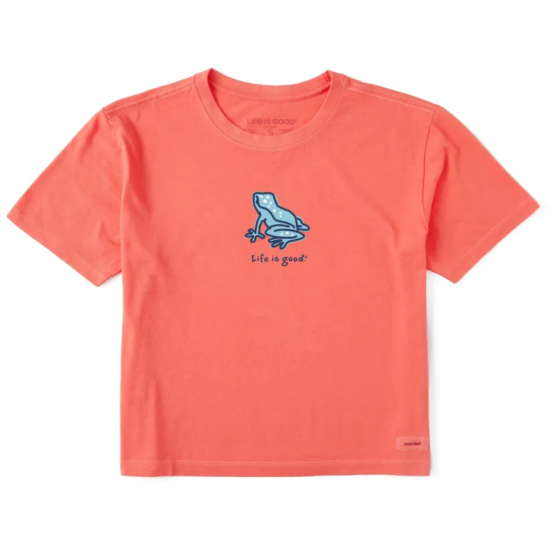Women's Frog Short Sleeve Crusher Boxy Tee sold by Life is Good