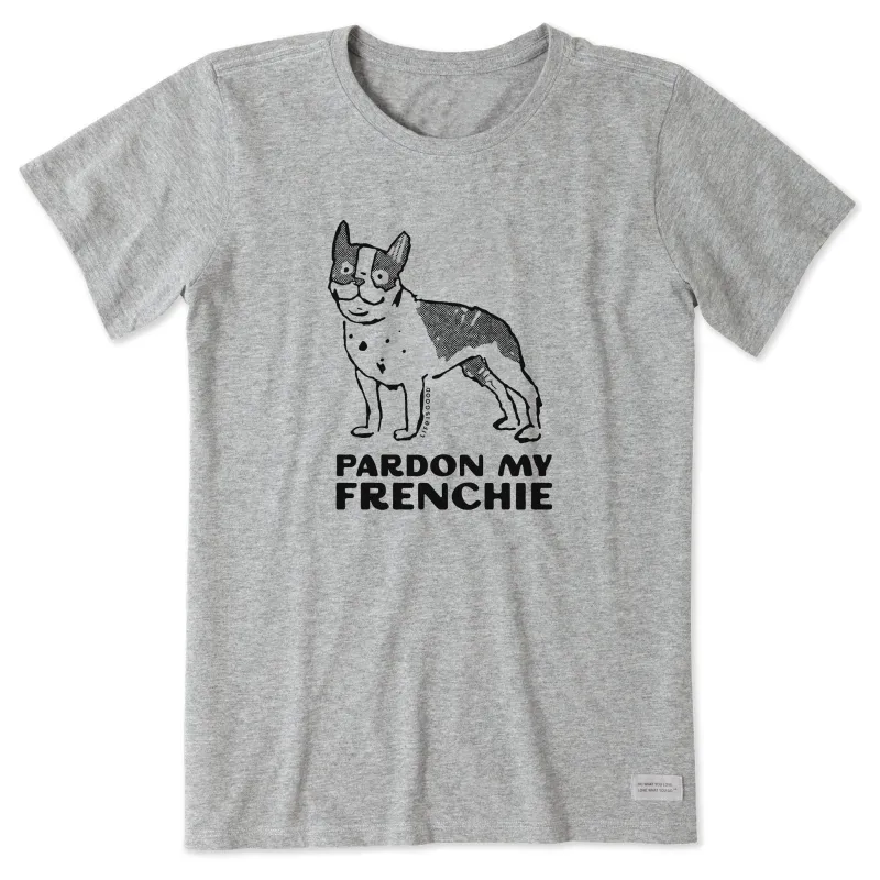 Women's Pardon My Frenchie Friend Short Sleeve Tee sold by Life is Good