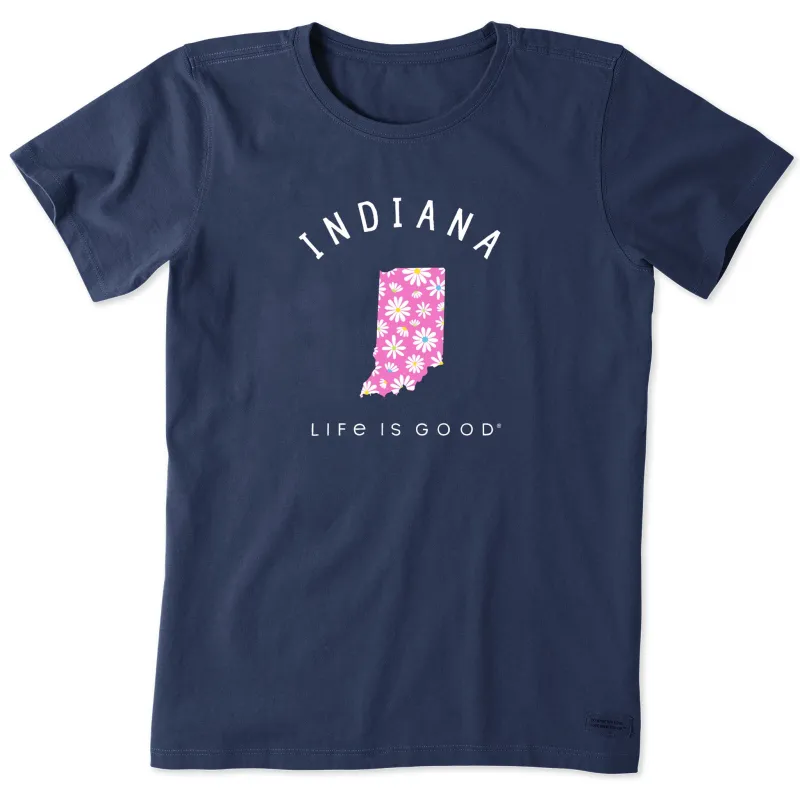 Women's Indiana Daisies Short Sleeve Crusher Tee made by Life is Good