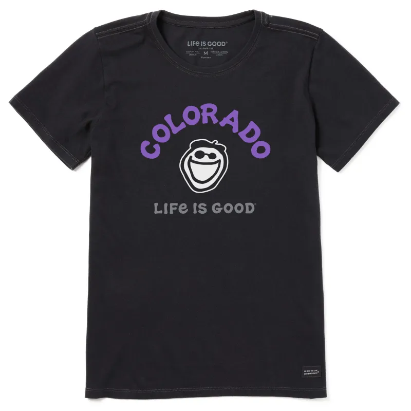 Women's Jake Colorado Short Sleeve Crusher Tee sold by Life is Good