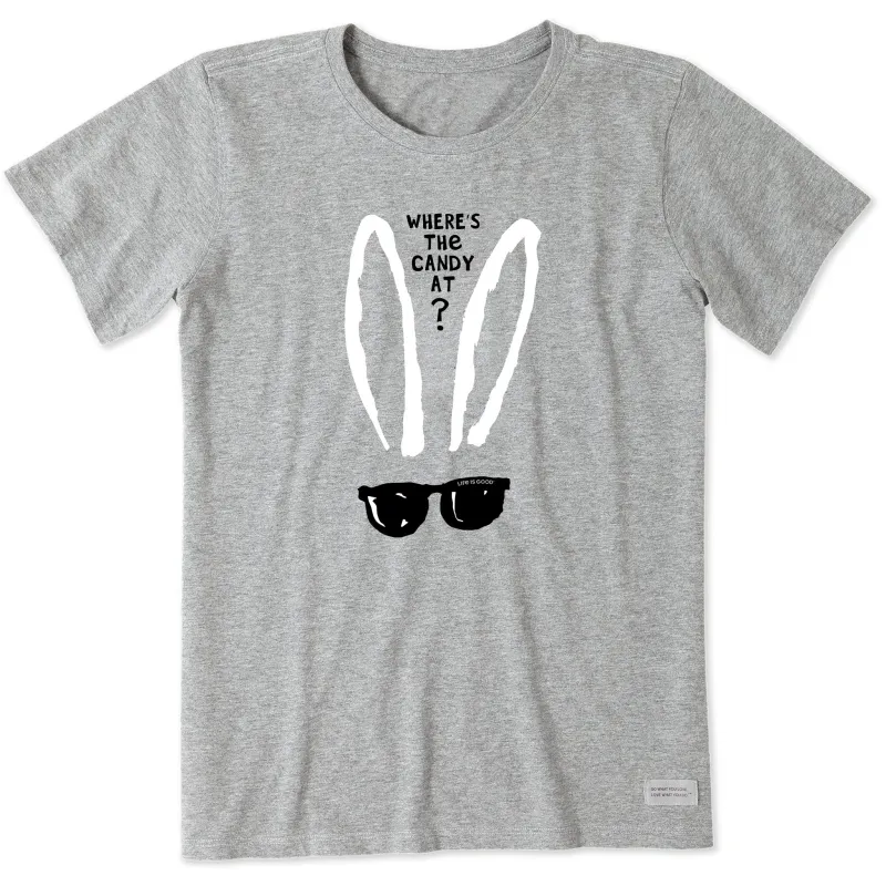 Women's Where's the Candy at? Short Sleeve Crusher Tee made by Life is Good