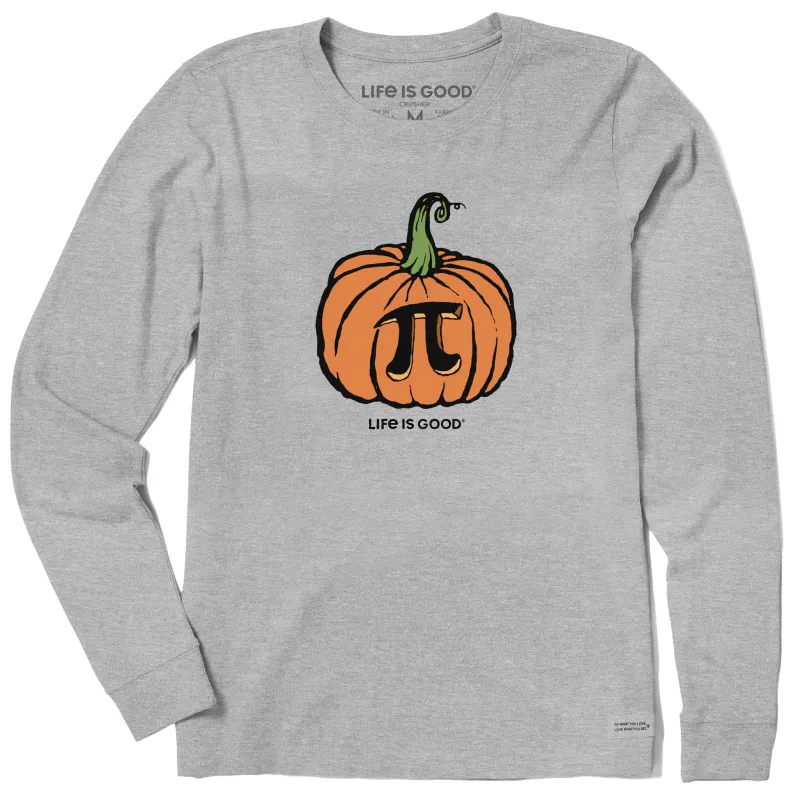 Women's Pumpkin Pi Long Sleeve Crusher Tee sold by Life is Good