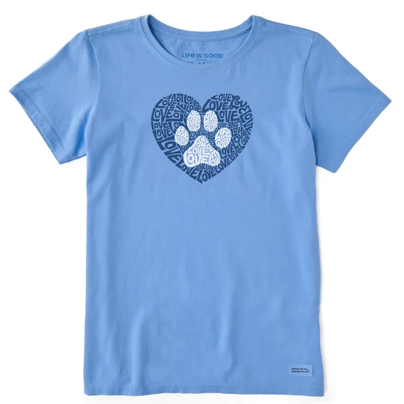 Women's Animal Heart Short Sleeve Crusher Tee sold by Life is Good