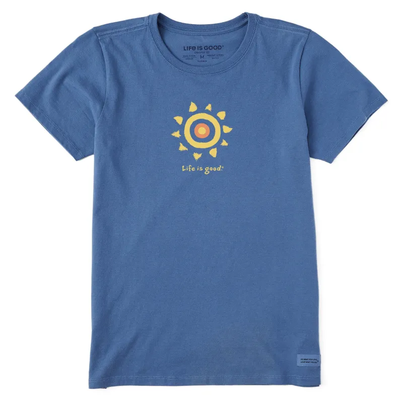 Women's Sun Short Sleeve Crusher Tee sold by Life is Good