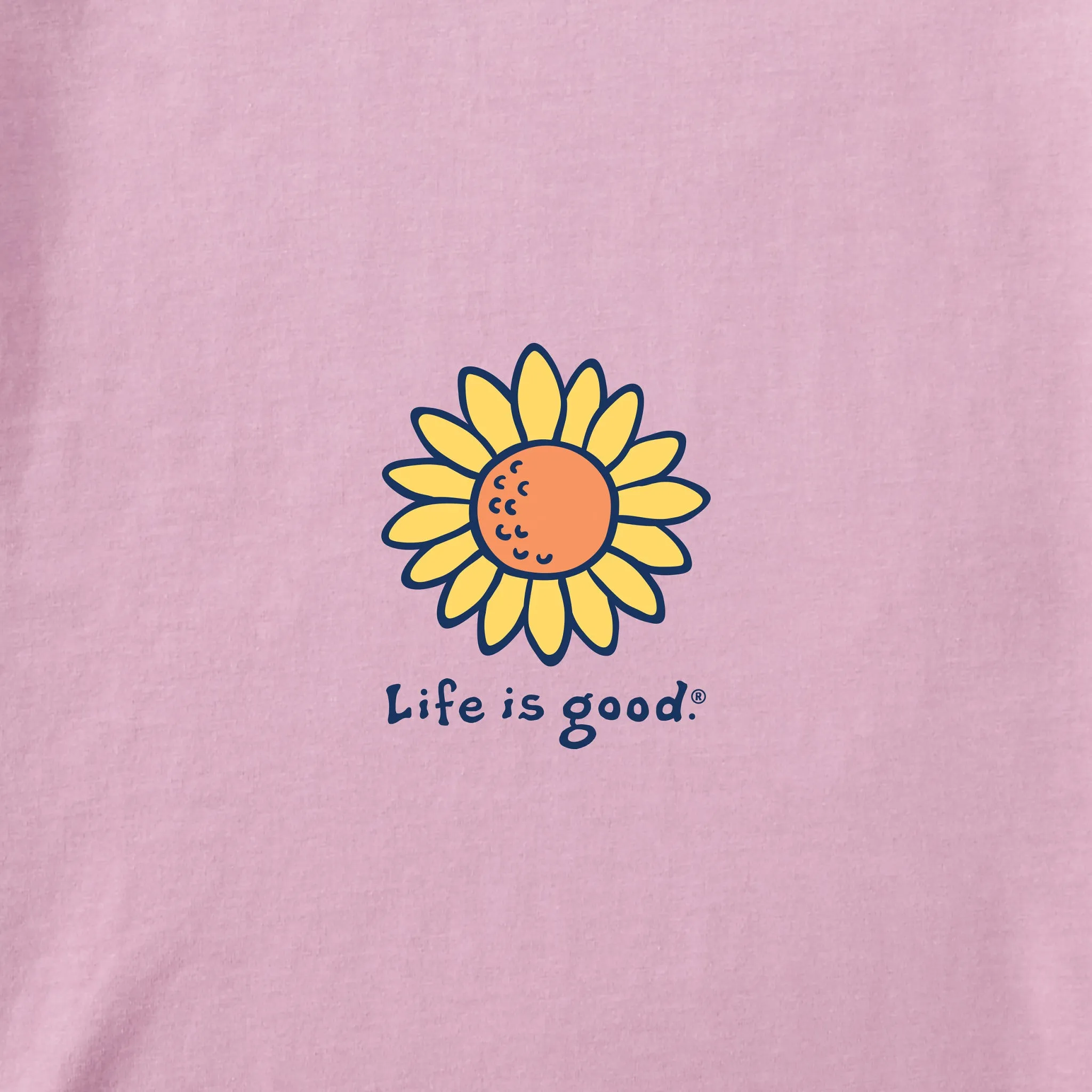 Women's Sunflower Long Sleeve Crusher Tee sold by Life is Good product image thumbnail 2