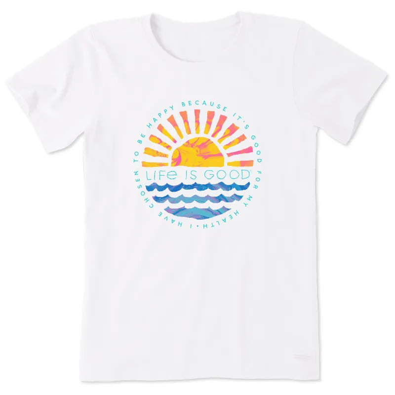 Women's Sun Good for My Health Short Sleeve Tee sold by Life is Good