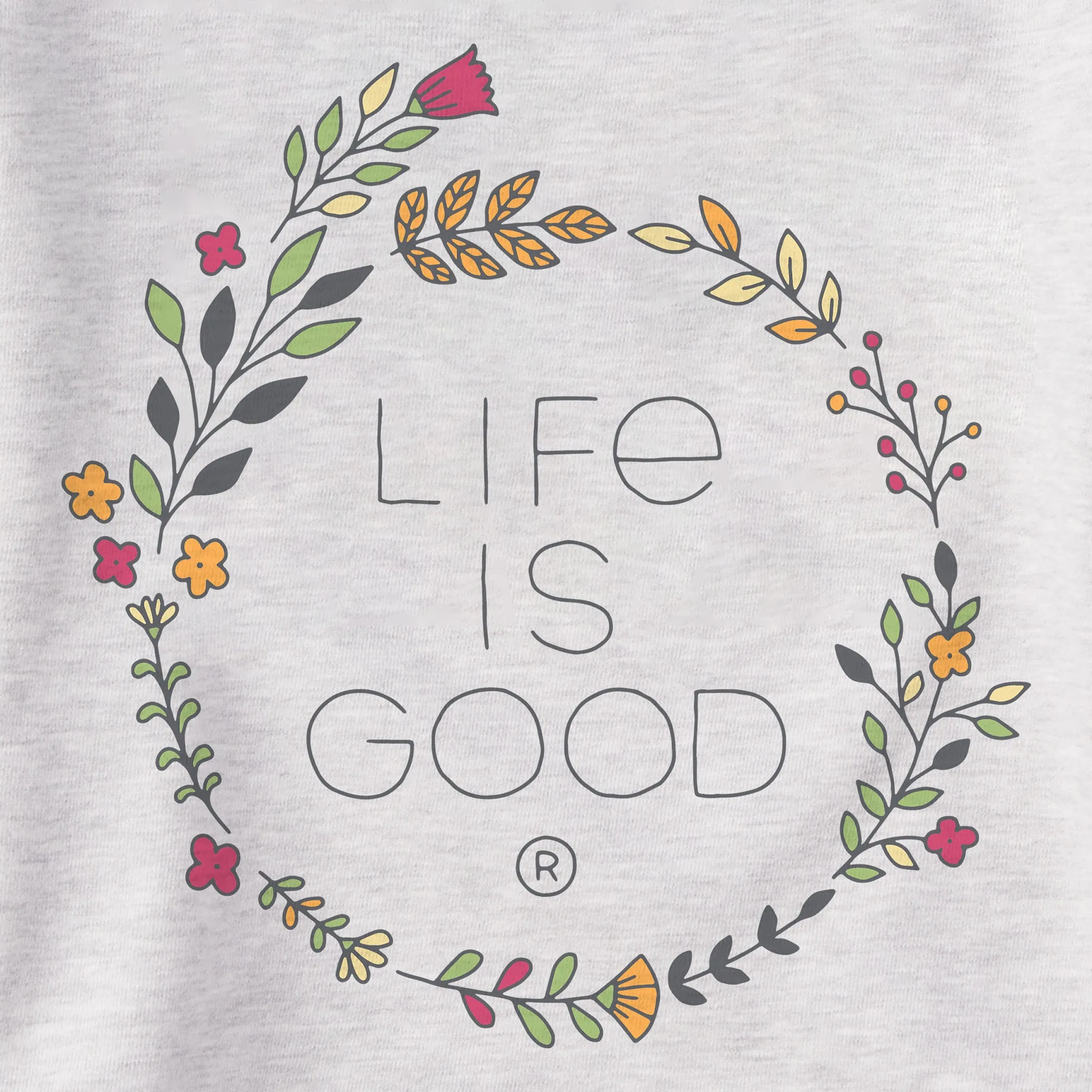 Women's Branded Stacked Floral Coin Simply True Fleece Hoodie sold by Life is Good product image thumbnail 2