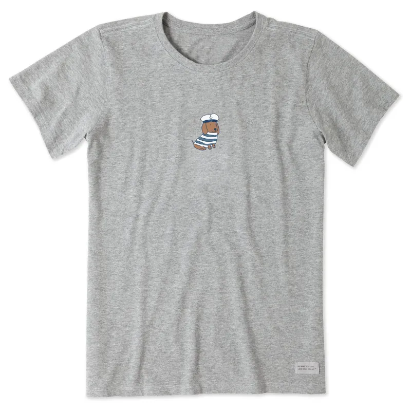 Women's Lil' Sailor Short Sleeve Crusher Tee sold by Life is Good