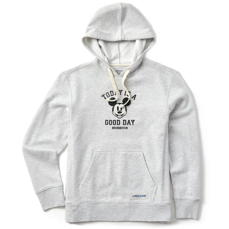 Women's Steamboat Willie Good Day Simply True Fleece Hoodie sold by Life is Good