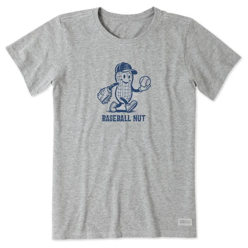 Women's Baseball Nut Short Sleeve Crusher Tee made by Life is Good