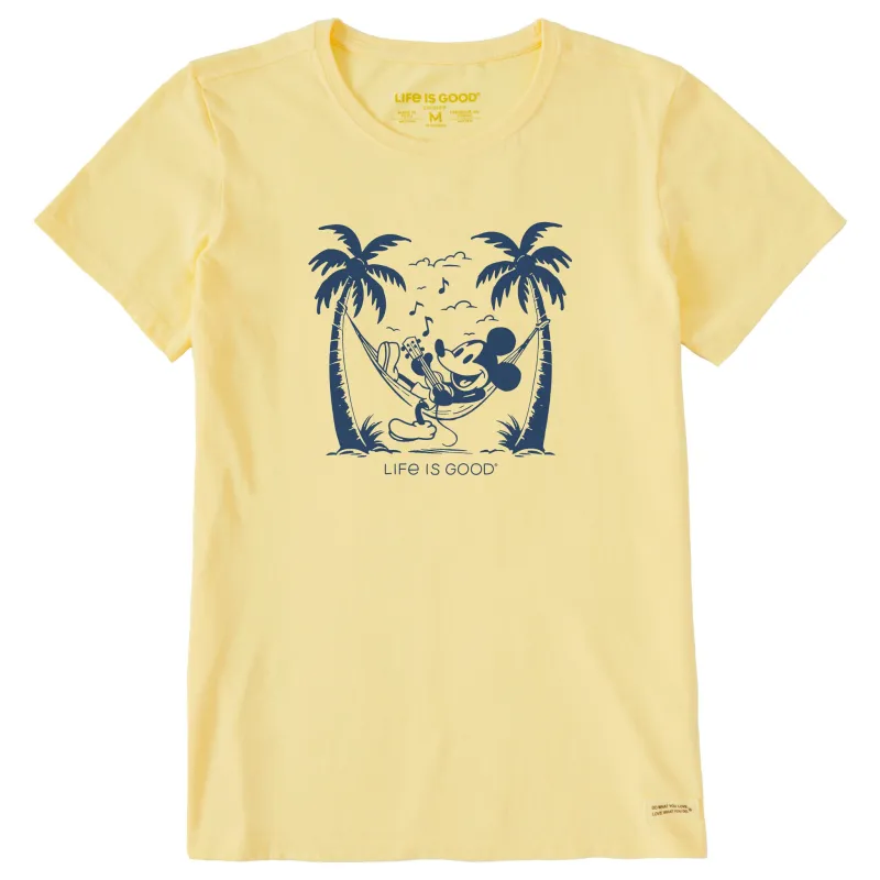 Women's Steamboat Willie Hammock Jammin Short Sleeve Tee sold by Life is Good