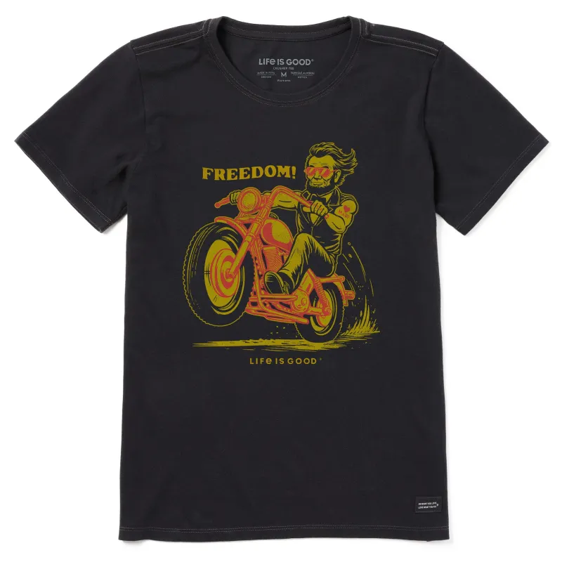 Women's Freedom! Lincoln Short Sleeve Tee sold by Life is Good