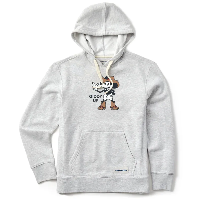 Women's Giddy Up Willie Simply True Fleece Hoodie sold by Life is Good
