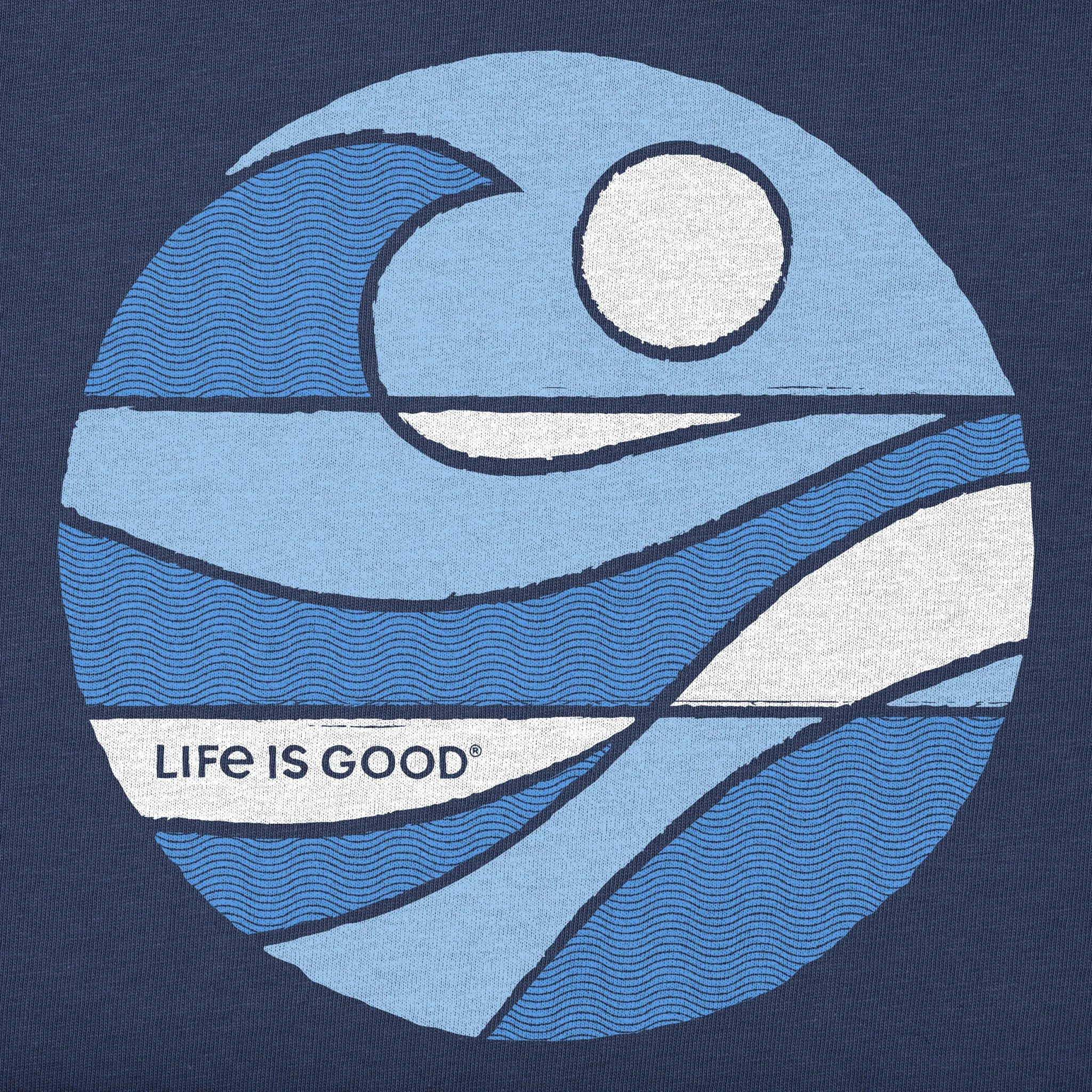 Women's Tidal Sunset Short Sleeve Crusher Boxy Tee sold by Life is Good product image thumbnail 2