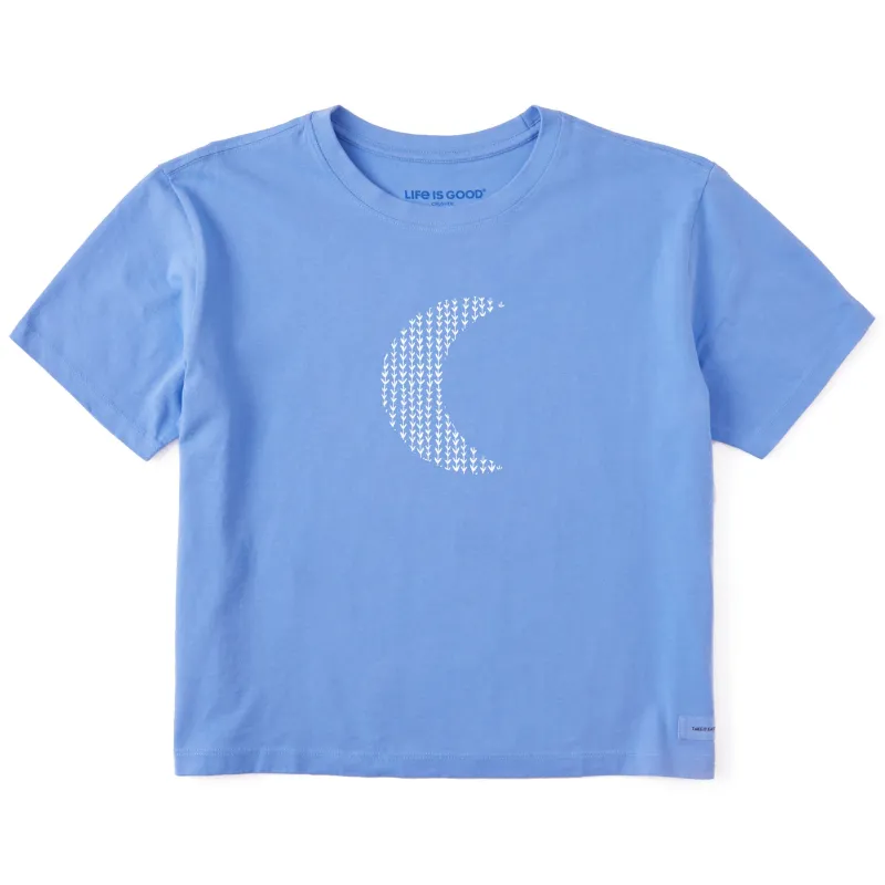 Women's Bert's Garden Crescent Short Sleeve Crusher Boxy Tee sold by Life is Good