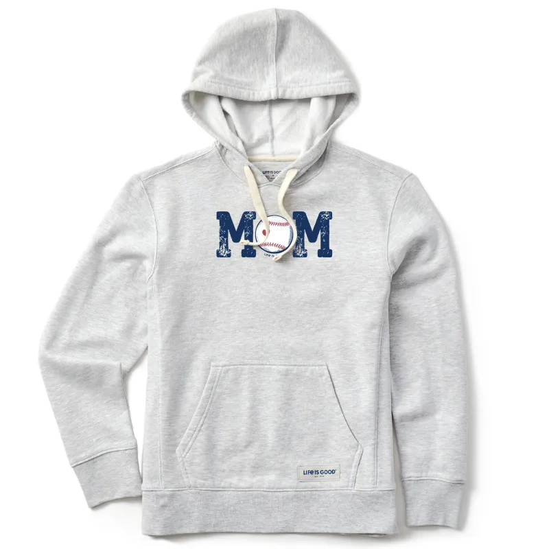 Women's Baseball Mom Simply True Fleece Hoodie sold by Life is Good