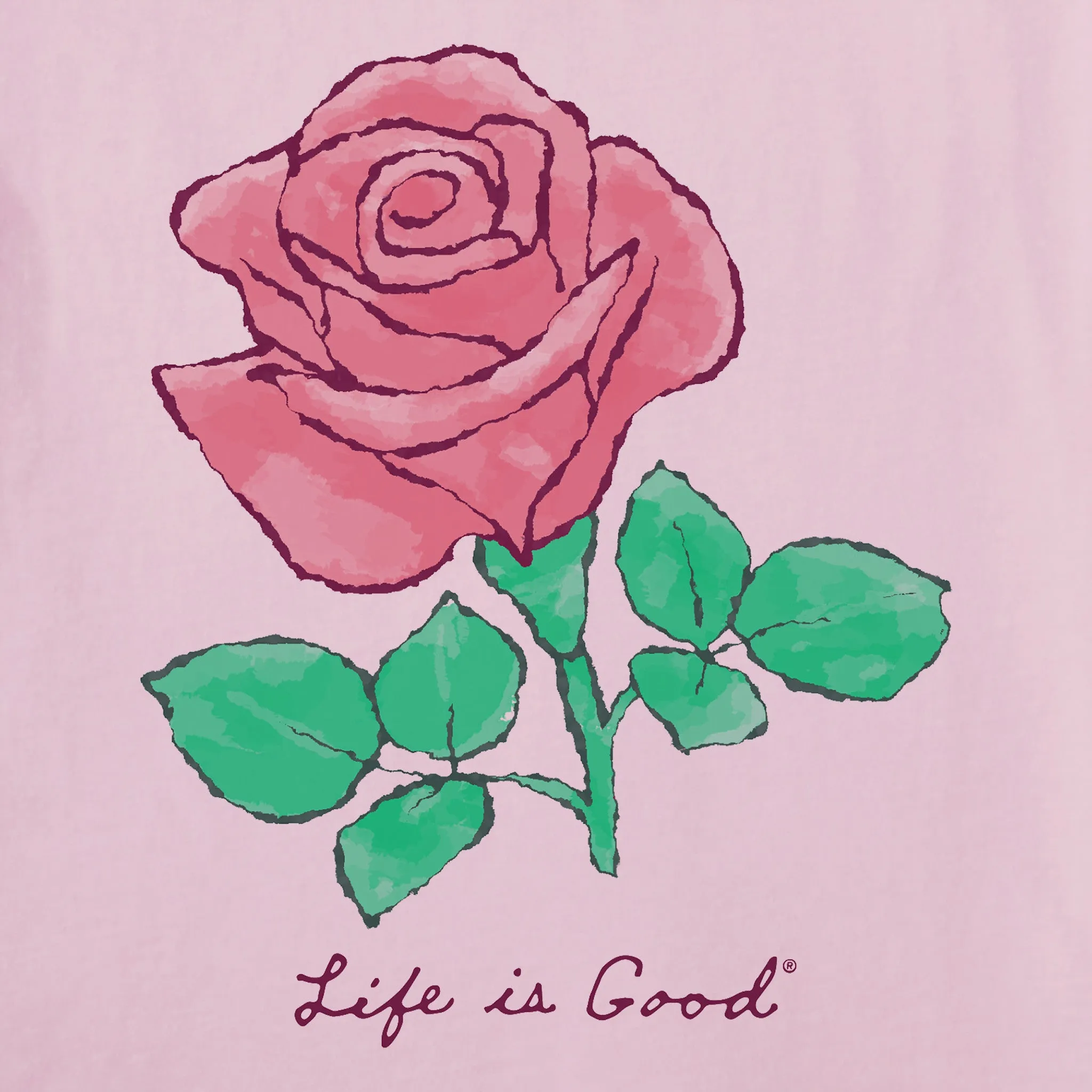 Women's Beautiful Rose Short Sleeve Tee sold by Life is Good product image thumbnail 4