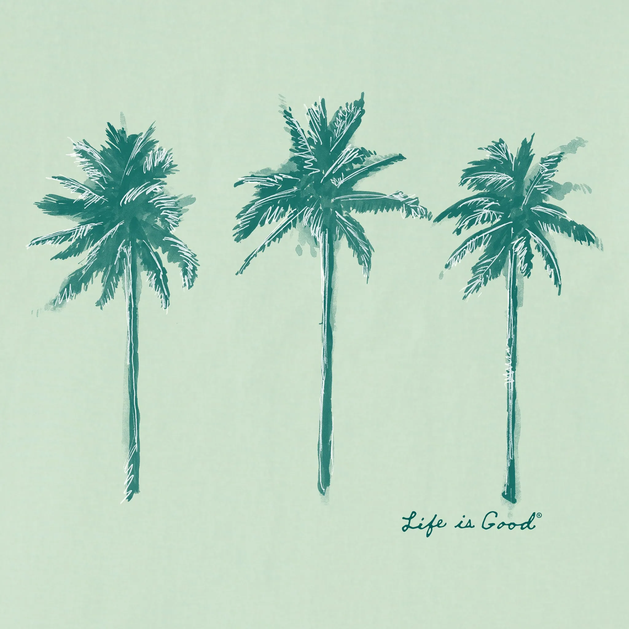 Women's Palm Trio Short Sleeve Crusher-LITE Tee sold by Life is Good product image thumbnail 2