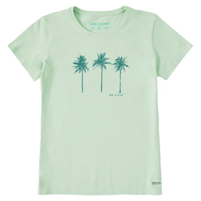 Women's Palm Trio Short Sleeve Crusher-LITE Tee sold by Life is Good