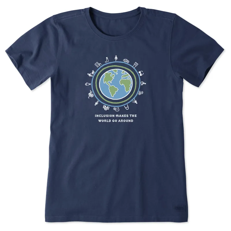 Women's Inclusion World Short Sleeve Tee sold by Life is Good