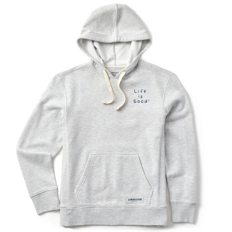 Women's Quirky Stacked LIG Simply True Fleece Hoodie sold by Life is Good