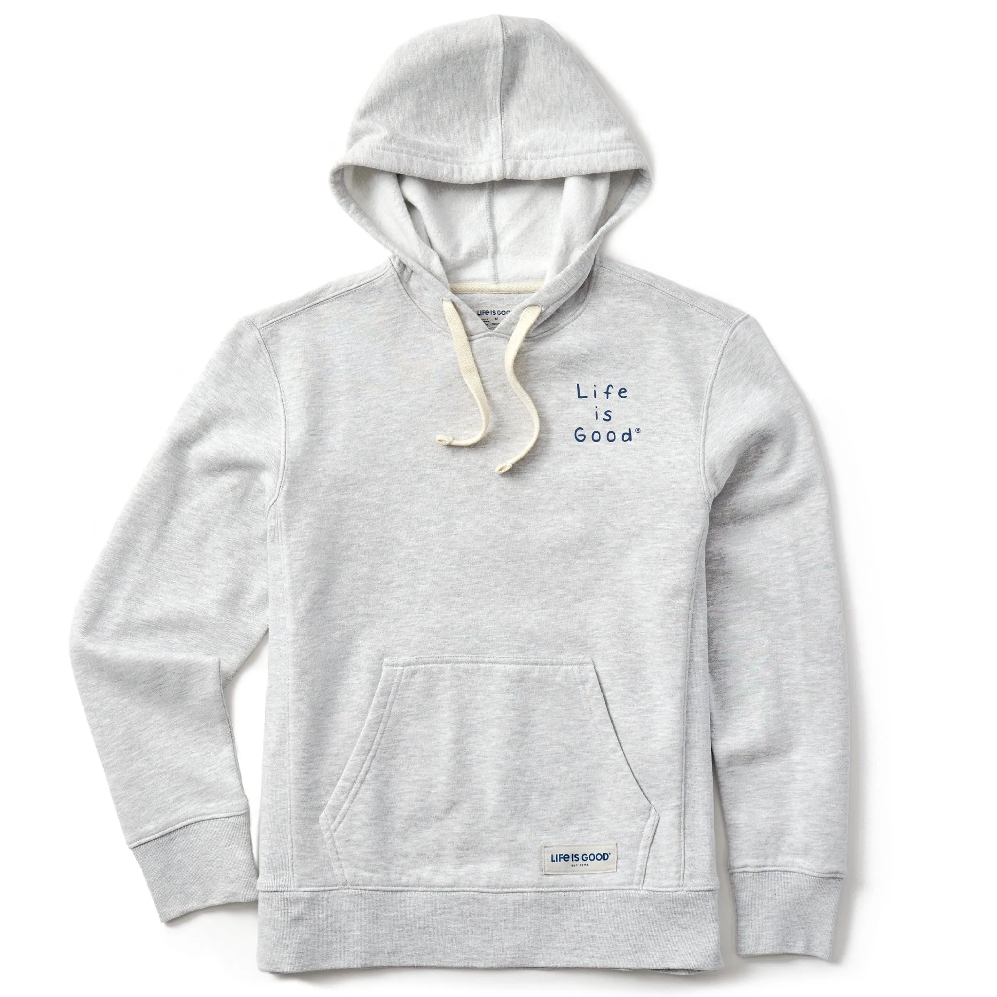 Women's Quirky Stacked LIG Simply True Fleece Hoodie sold by Life is Good