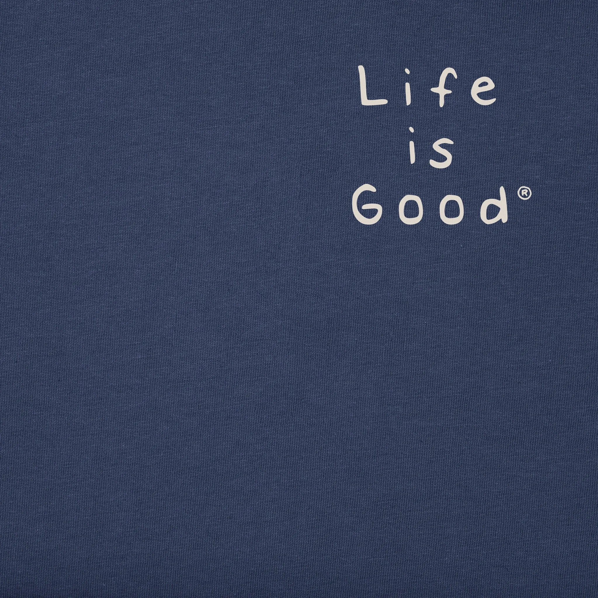 Women's Quirky Stacked LIG Simply True Fleece Hoodie sold by Life is Good product image thumbnail 4