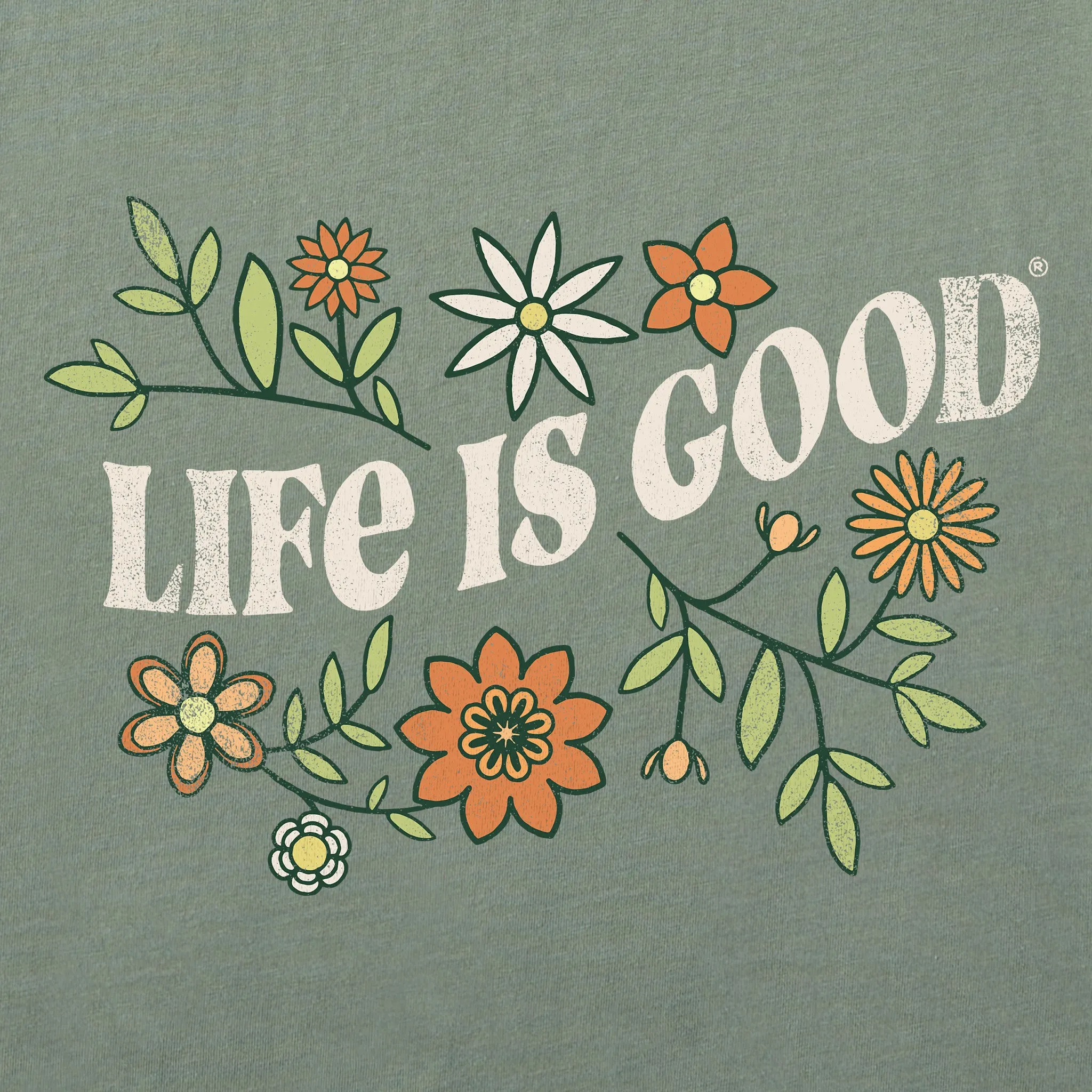 Women's Clean Garden Short Sleeve Crusher Boxy Tee sold by Life is Good product image thumbnail 2