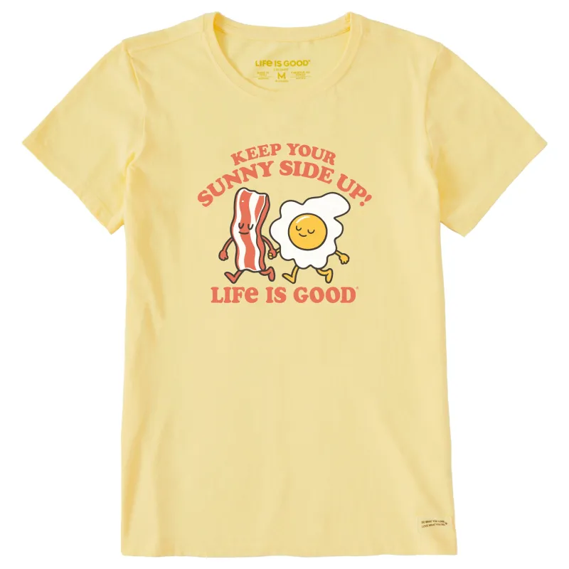 Women's Keep Your Sunny Side Up Short Sleeve Tee sold by Life is Good