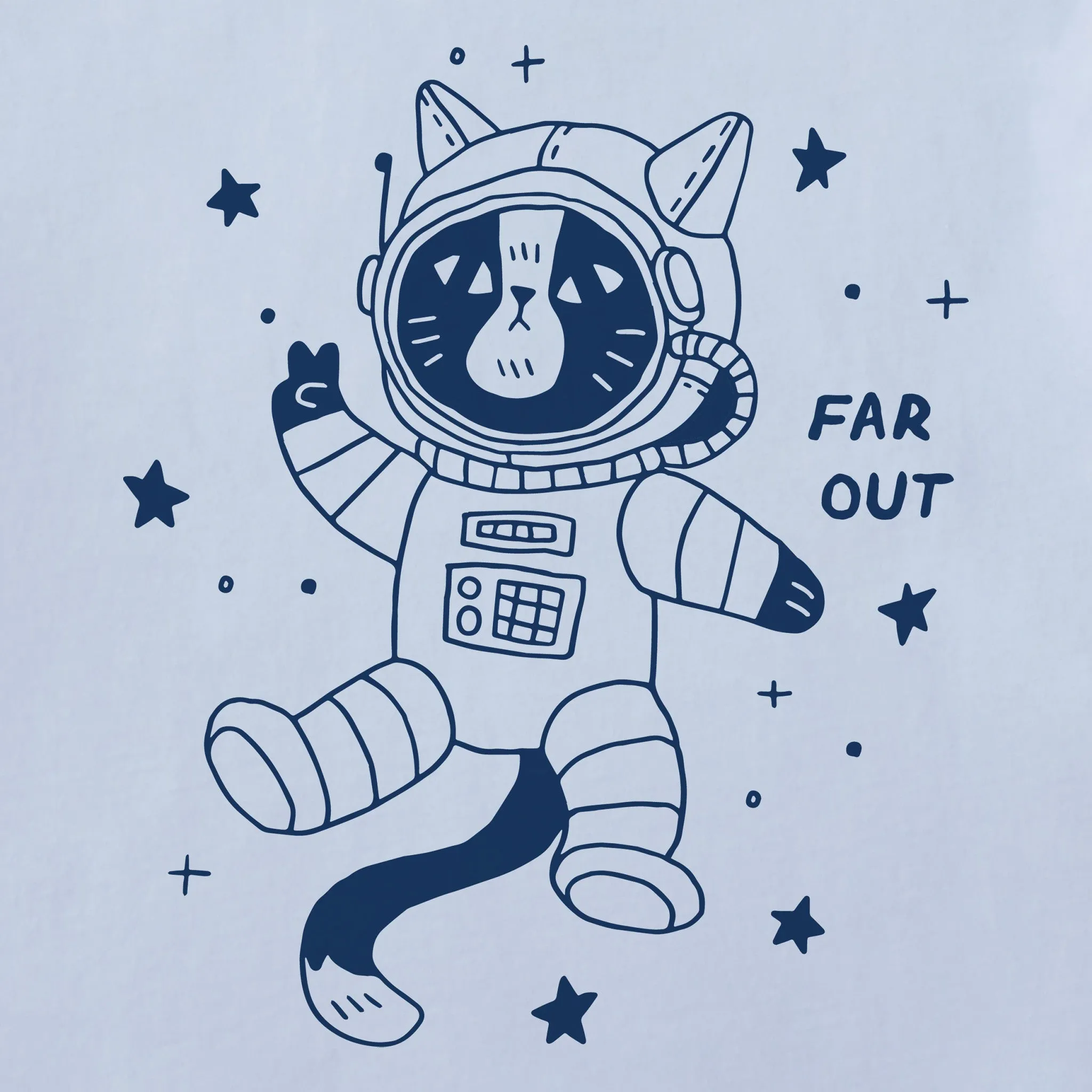 Women's Far Out Catsronaut Short Sleeve Crusher Tee sold by Life is Good product image thumbnail 2