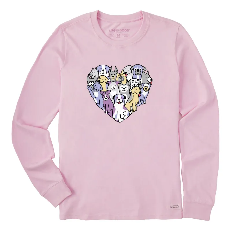 Women's Heart of Dogs Long Sleeve Tee made by Life is Good