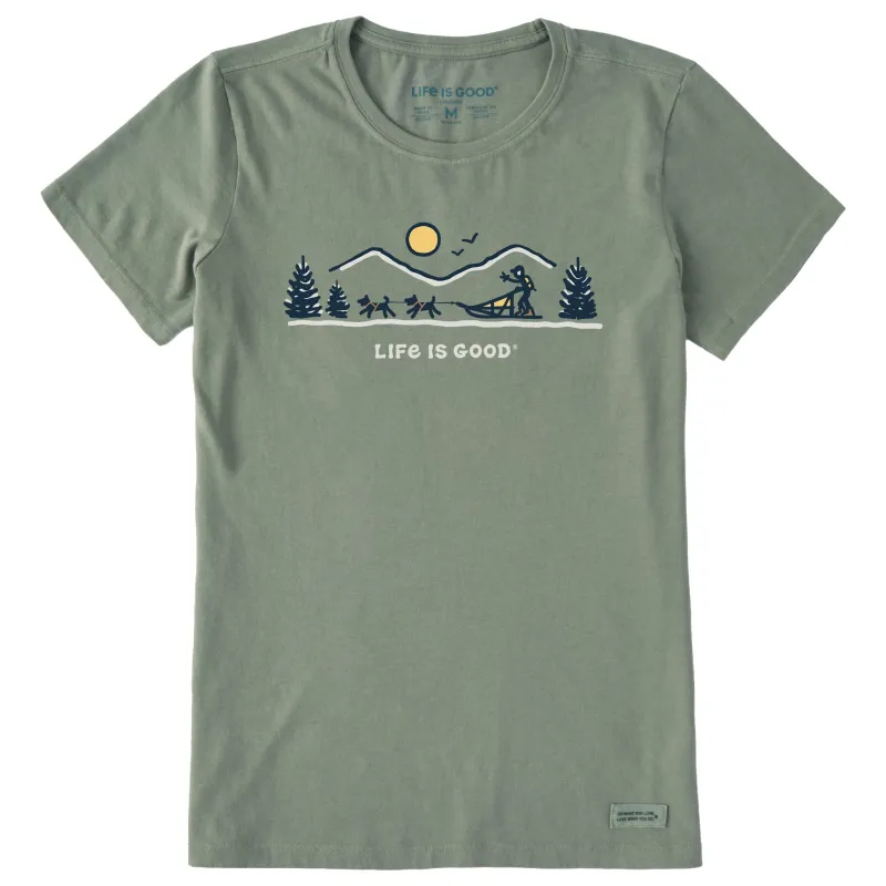 Women's Dogsled Vista Short Sleeve Crusher Tee sold by Life is Good