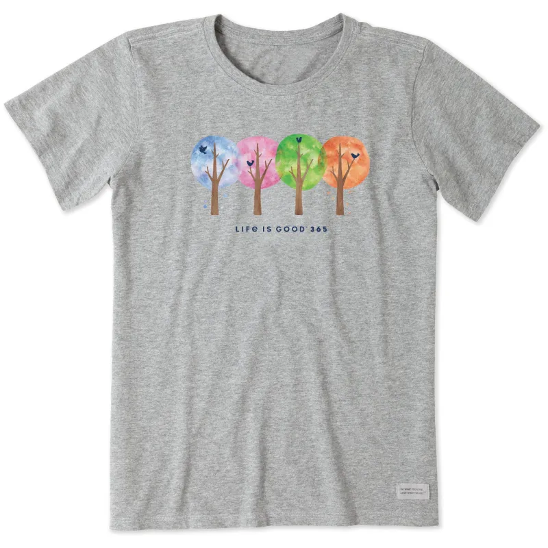 Women's 4 Season Trees Short Sleeve Crusher Tee sold by Life is Good