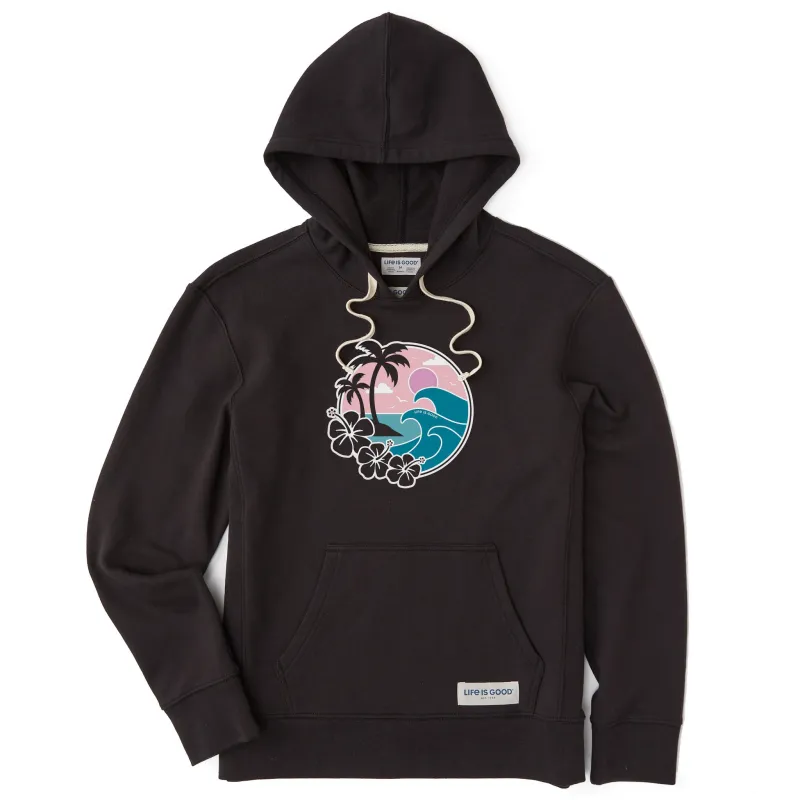 Women's Big Waves Simply True Fleece Hoodie sold by Life is Good