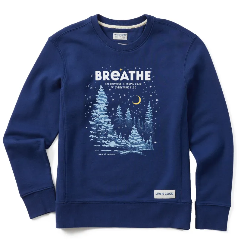 Women's Breathe Universe Winter Simply True Crew made by Life is Good