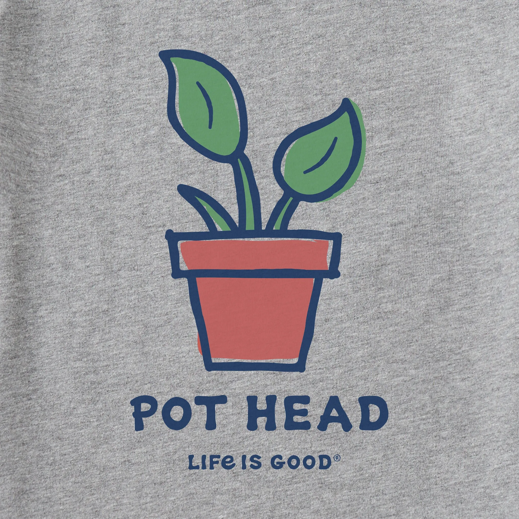 Women's Pot Head Plant Short Sleeve Crusher-LITE Vee sold by Life is Good product image thumbnail 2