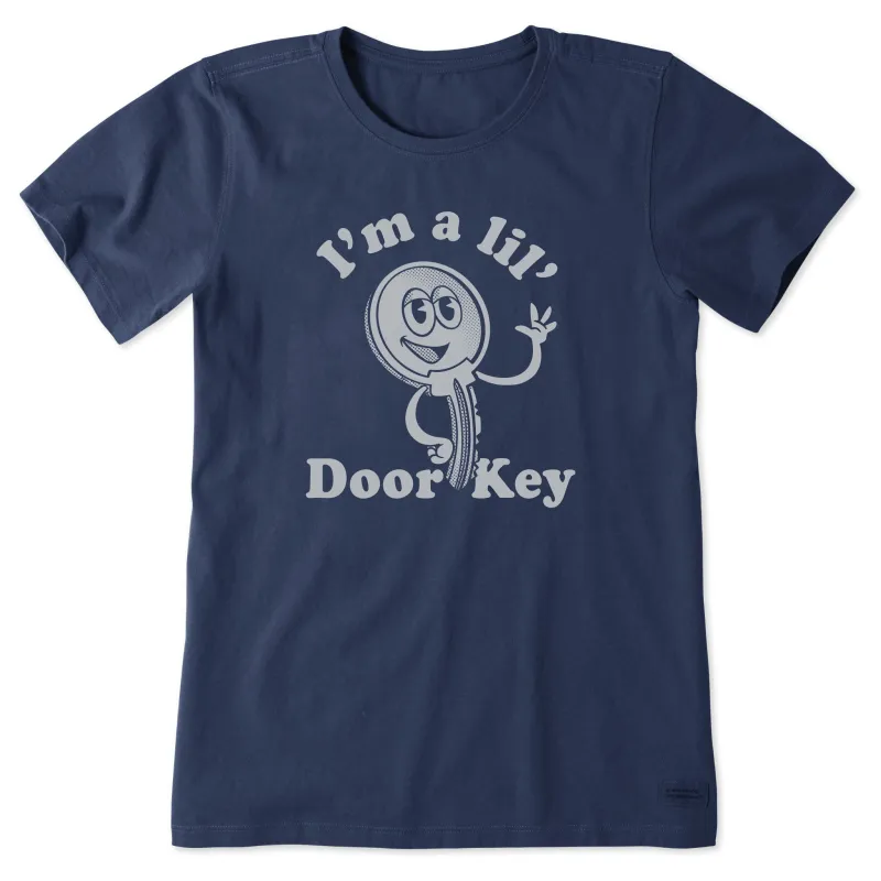 Women's I'm a lil Door Key Short Sleeve Tee sold by Life is Good